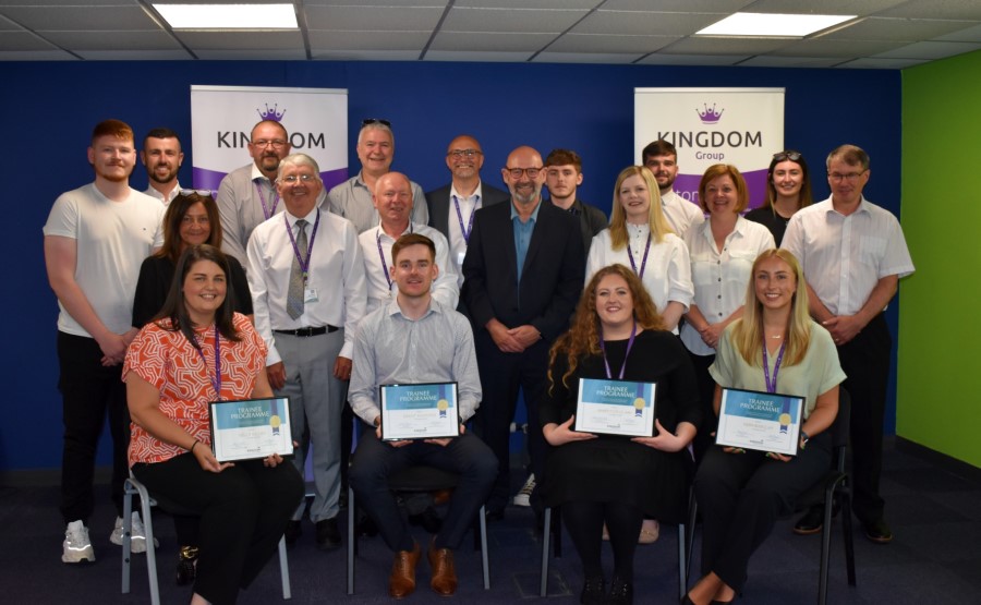 Kingdom Housing Association celebrates success of trainees Scottish